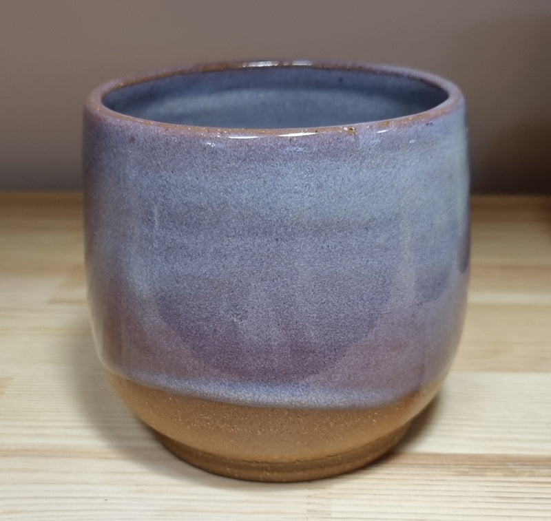 Ceramic Handmade Hug-A-Mug - Purple