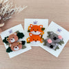 Handmade Felt Hairclips- 5 Cute Animals to choose from