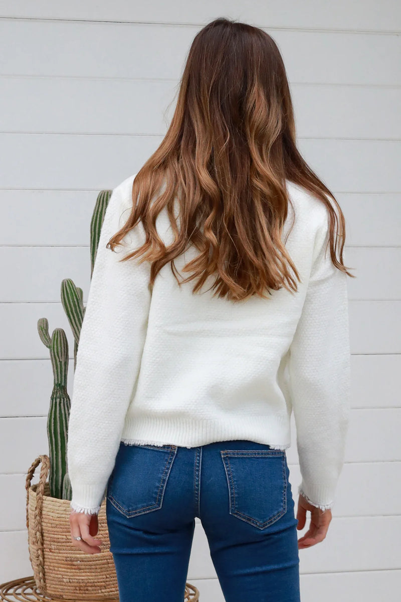 Cream Cardy- by Charlotte the Label