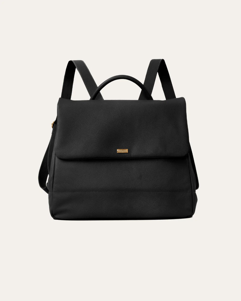 Lottie Backpack -Black by Bare Leather