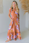 Amara Bloom print- Carmen Maxi by Jaase