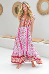 Lost Tribe print- Carmen Maxi (Plus sizes available)