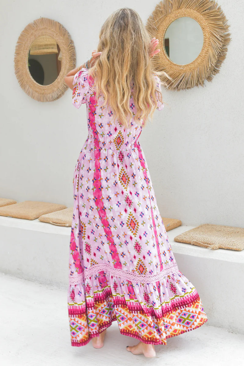 Lost Tribe print- Carmen Maxi (Plus sizes available)
