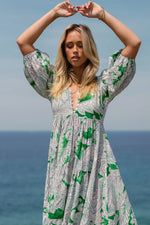 Kashira print- Eve Midi by Jaase (Plus sizes available)
