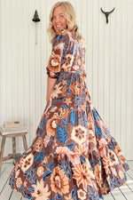 Tierra print- Eve Midi by Jaase