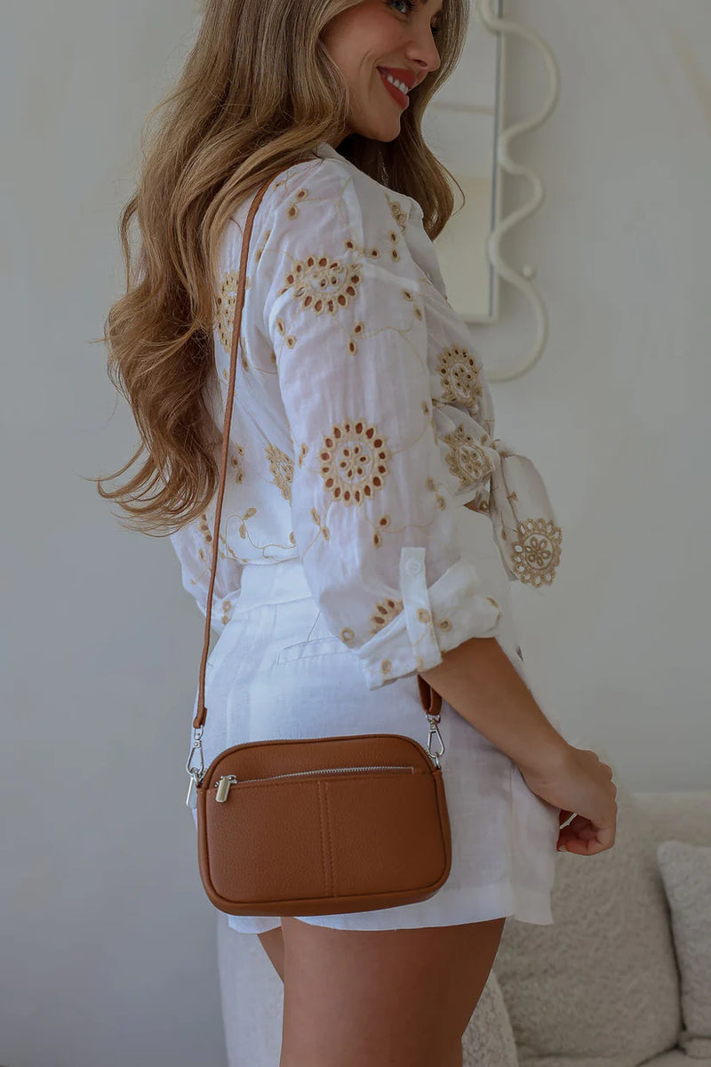 Vinyl Shoulder Bags- Cross body- 4 colors