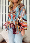 Wild Hearts print- Imogen Blouse by jaase (plus sizes available)