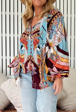 Wild Hearts print- Imogen Blouse by jaase (plus sizes available)