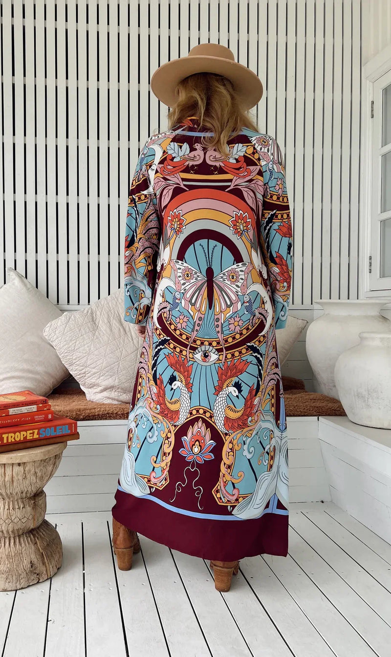 Wild Hearts print- Bree Maxi by Jaase