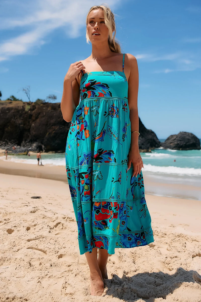 Isla Mare print - Heidi Midi dress