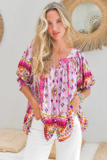 Lost Tribe print- Hope blouse by Jaase