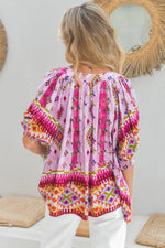 Lost Tribe print- Hope blouse by Jaase