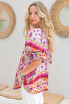 Lost Tribe print- Hope blouse by Jaase