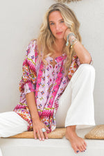 Lost Tribe print- Hope blouse by Jaase