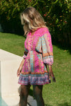 Cedella print-  Olivia Mini dress by Jaase