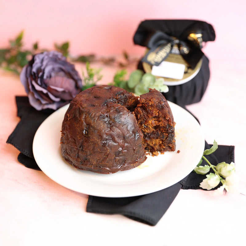 Champagne Christmas Puddings by Pudding on the Ritz (boxed or cloth wrapped)500g