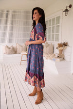 Laney print- Eve Lace Midi