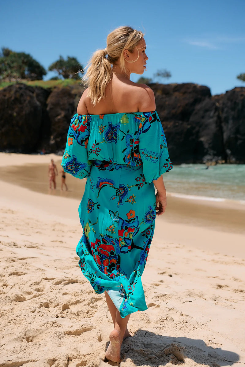 Isla Mare print - Hallie Maxi by Jaase