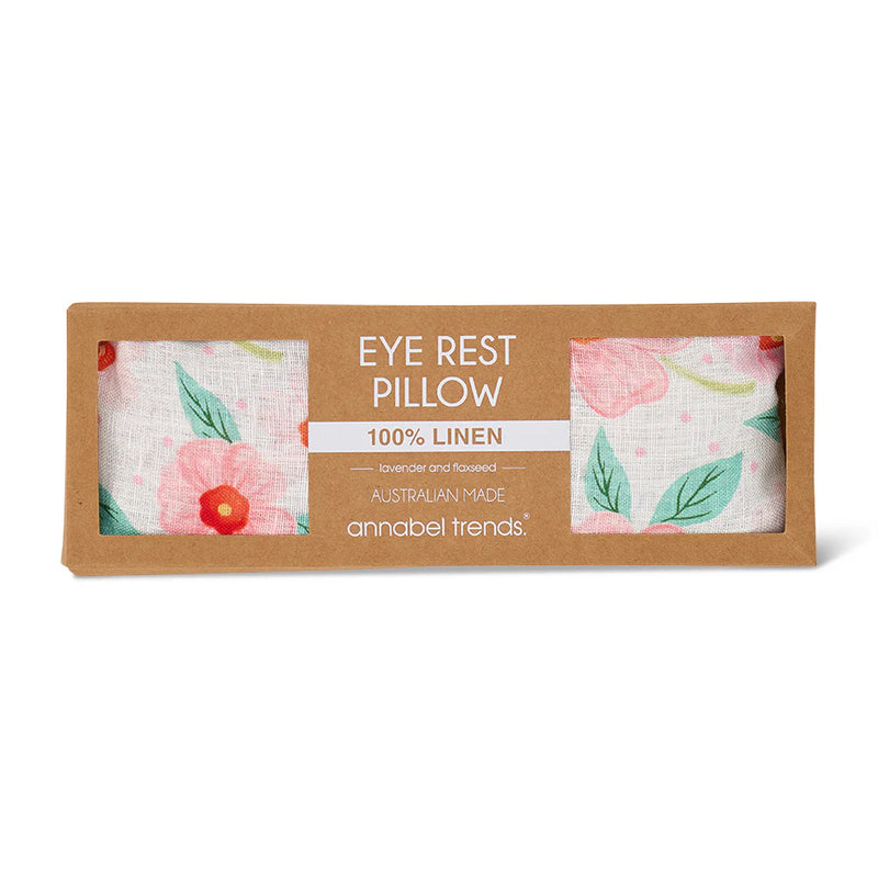 Eye Rest Pillow- Meadow Blush- Linen – Little Homebody