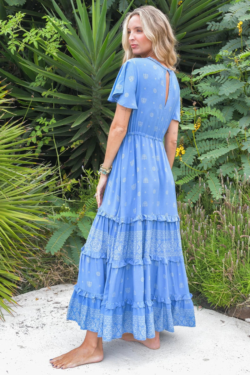 Azure Sky print- Lolana Maxi by Jaase