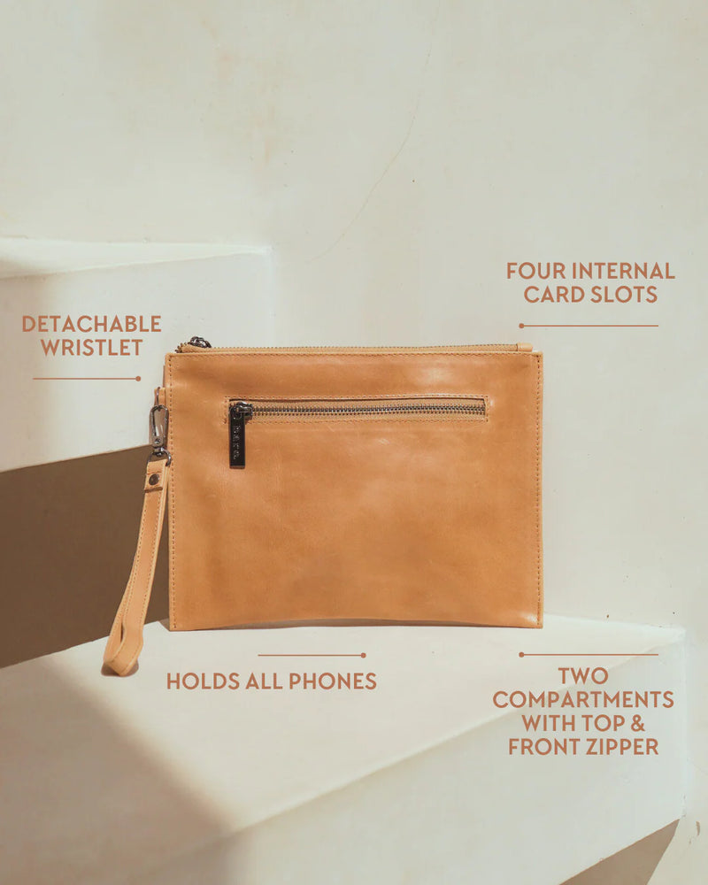 Coco Wallet- Almond- by Bare Leather – Little Homebody