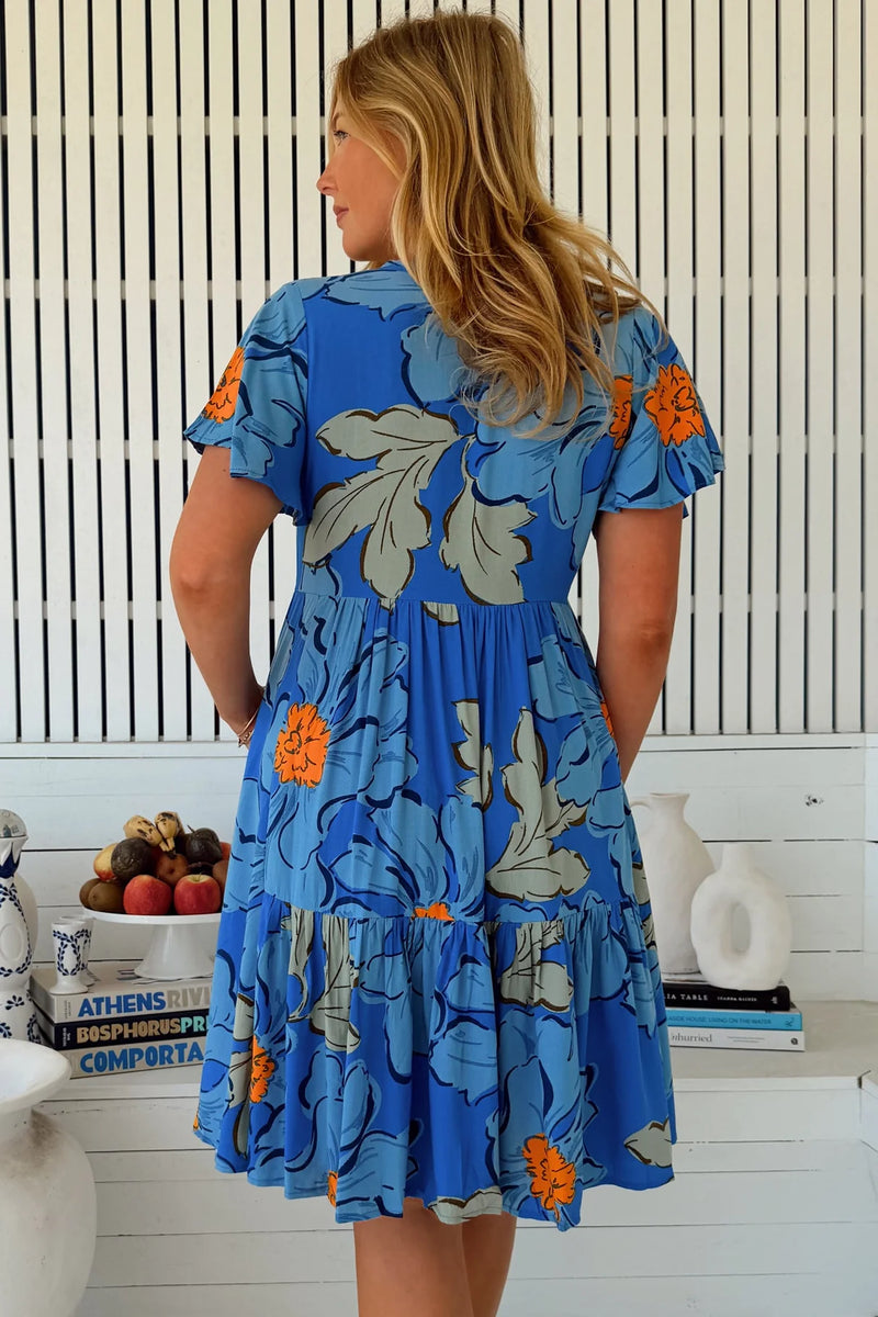 Blue Bells print- Rhys Mini by Jaase (plus sizes available)