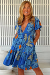 Blue Bells print- Rhys Mini by Jaase (plus sizes available)