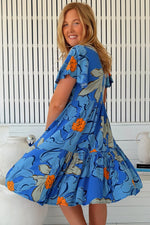 Blue Bells print- Rhys Mini by Jaase (plus sizes available)