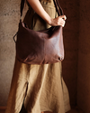 Beholder Sahaja Slouchy Boho Bag- Dark Cognac