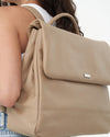 Lottie Backpack -Stone colour by Bare Leather