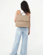 Lottie Backpack -Stone colour by Bare Leather