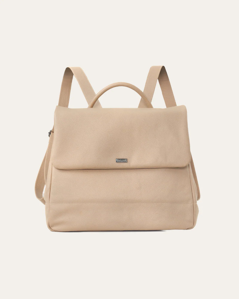 Lottie Backpack -Stone colour by Bare Leather