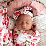 Strawberry Top Knot- NEW Tutti Frutti Collection
