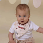Dribble Bib - Vintage cars print by Snuggle Hunny