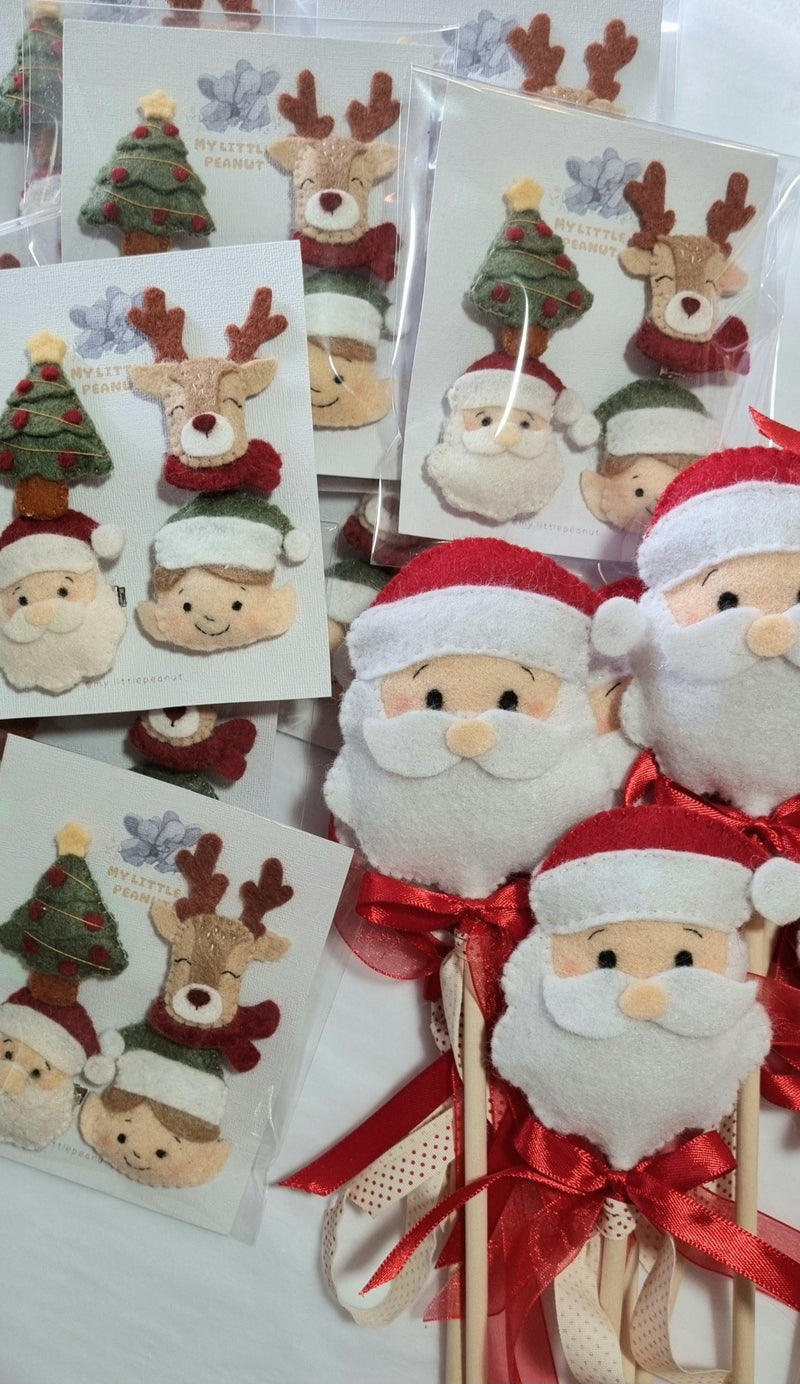 Felt Hairclips- 7 Cute Animals to choose from