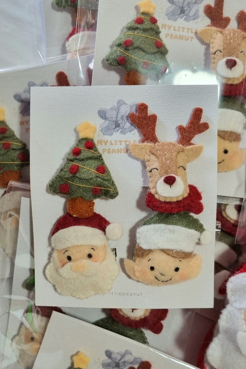 Felt Hairclips- 7 Cute Animals to choose from