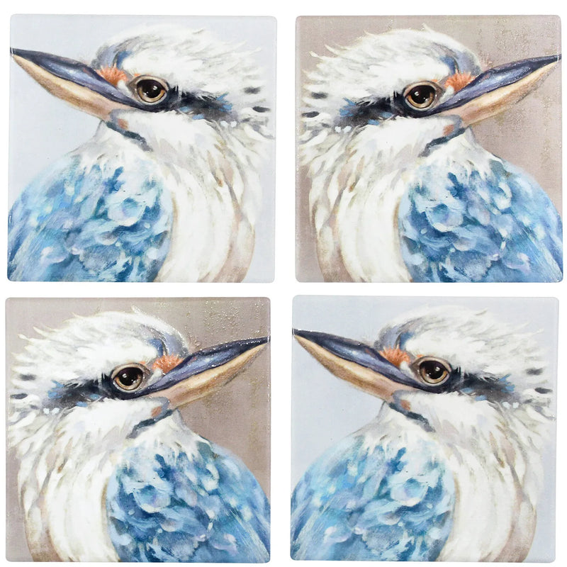 Kookaburra Coaster Set x4