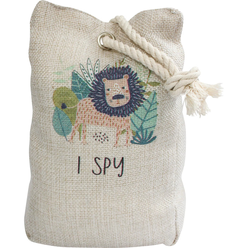 "I Spy" Lion Doorstop.