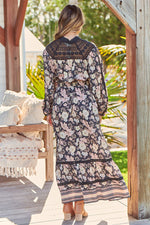 Adele print - Evangeline Maxi Dress by Jaase- 50% OFF