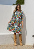 Tallow Wood print- The Avery Midi dress