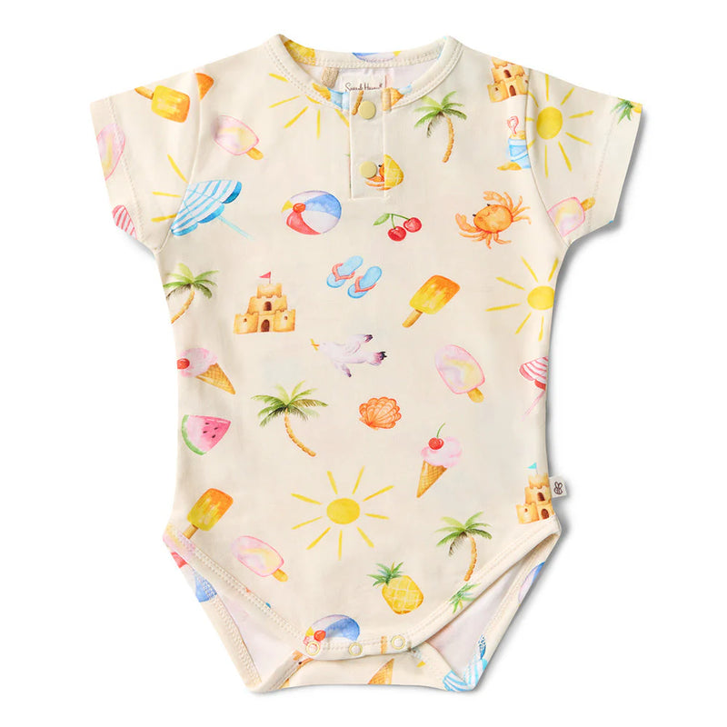 Beach Fun Bodysuit by Snuggle Hunny- NEW