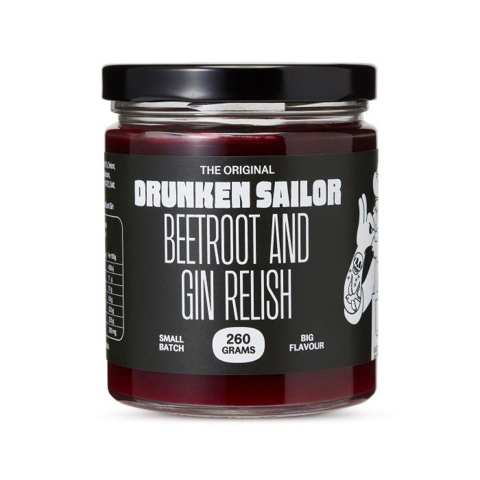 Drunken Sailor Jam- Beetroot & Gin Relish 260g