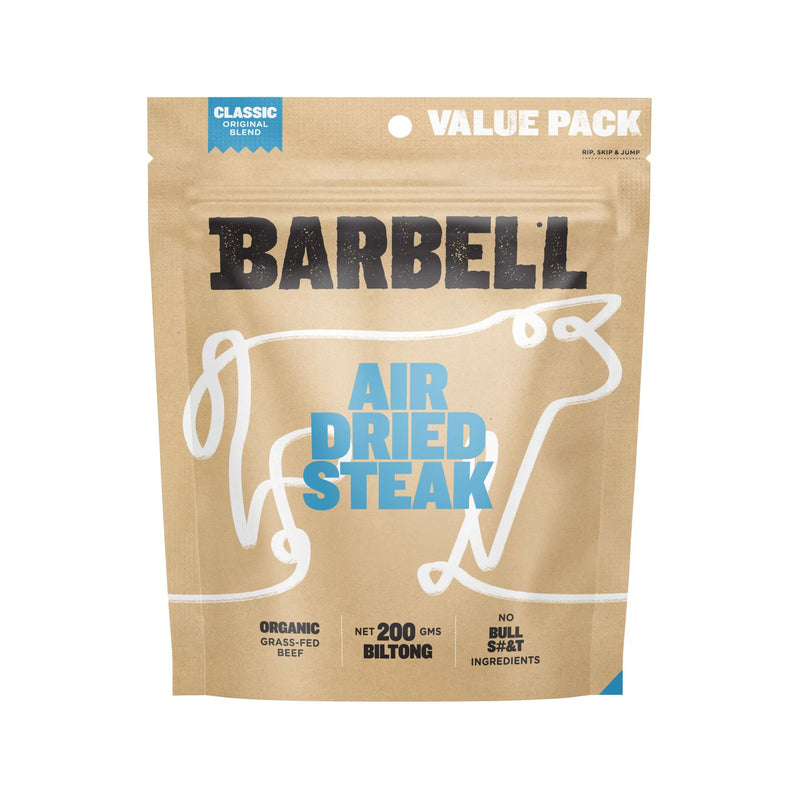 Barbell Air Dried Biltong- Classic 200g