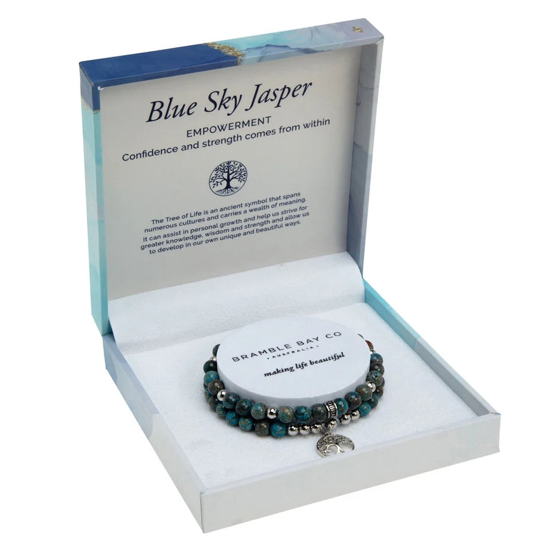 Blue Sky Jasper -Duo Brcelets