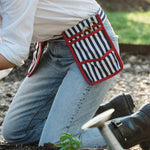 LE SAC Gardening Belt- Navy striped