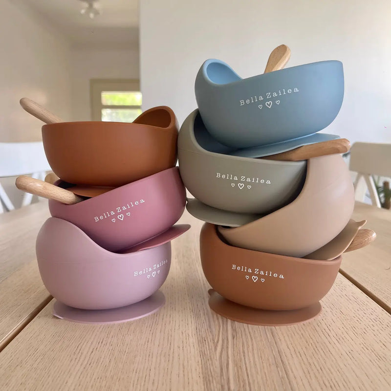 Silicone Bowl & Spoon Sets