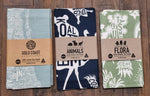 BURBIA Tea Towels- Gold Coast, Brisbane, Animals & Flora