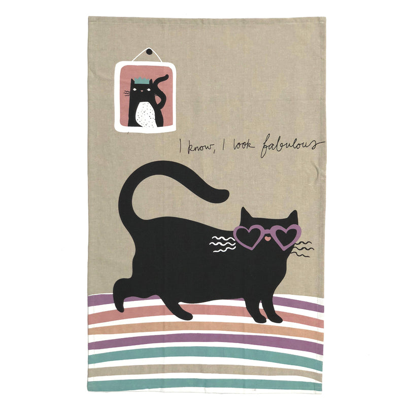 CAT LOVE TEA TOWELS