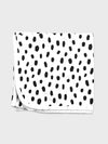 Kit & Cradle Baby Blanket- Black Cheetah