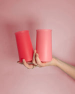 Cherry & Blush Stegg Silicone Highball Glasses - Nara